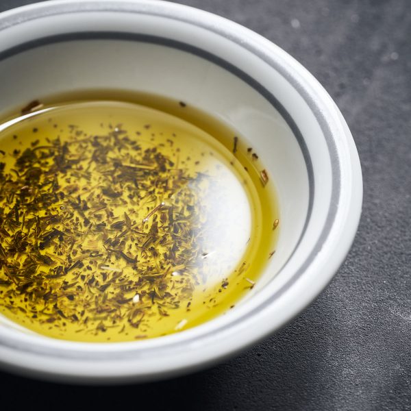 Økologisk olivenolie med timian