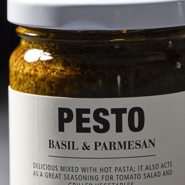 Pesto, Basilikum og parmesan