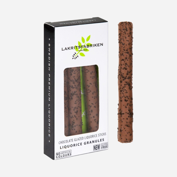 Lakridsstænger, mælkechokolade