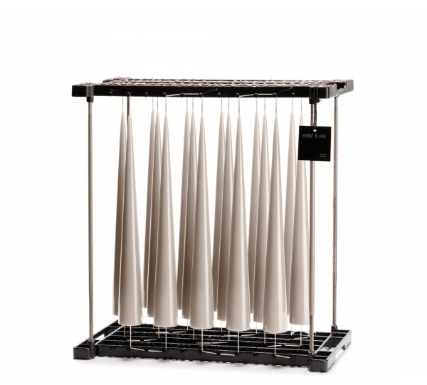 Keglelys med lak, 37 cm