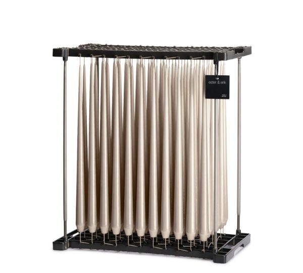 Stagelys med lak, 42 cm