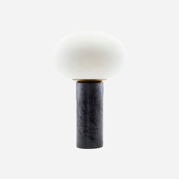Bordlampe, opal keramik