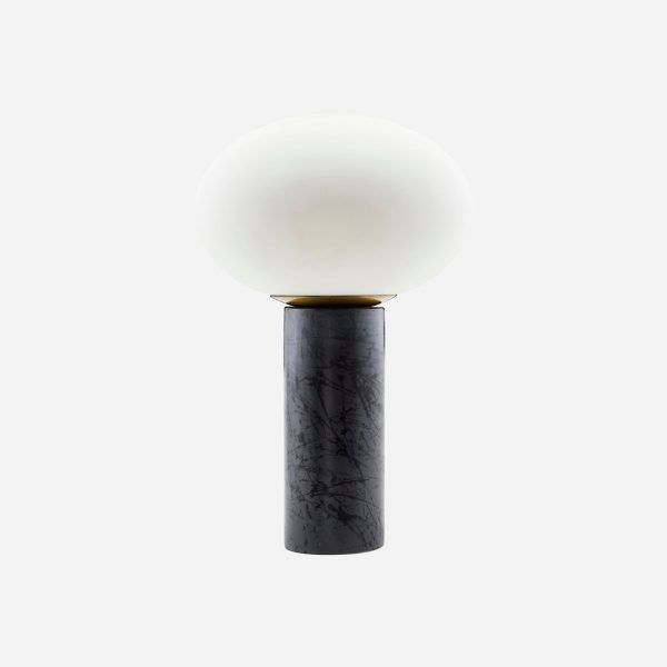 Bordlampe, opal keramik